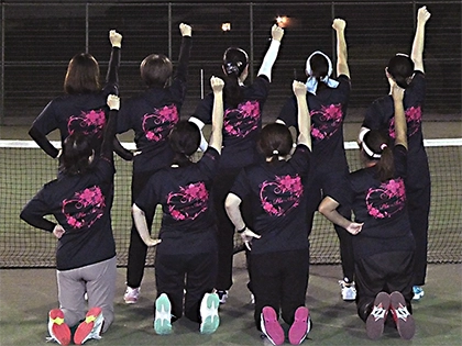 テニスサークル オリジナルTシャツ