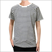 MS1141B 5.3oz ボーダーTシャツ