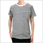 MS1141B 5.3oz ボーダーTシャツ