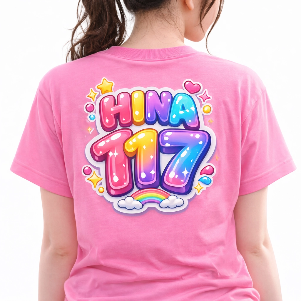 クラスTシャツ ぷっくりシール風