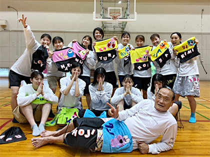 大阪教育大学女子バスケットボール部の皆様