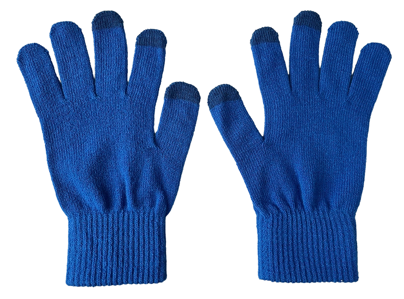 男女兼用スマホ対応カラー手袋 名入れ