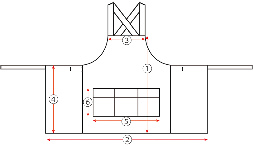 エプロンサイズ