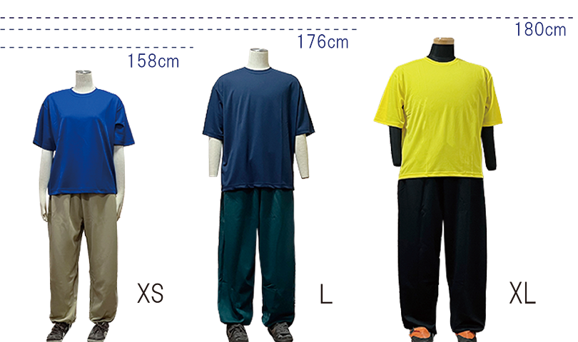 ストリートパンツ フロントサイズ