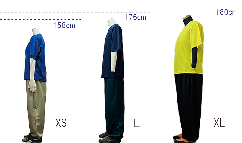 ストリートパンツ サイドサイズ