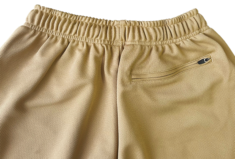 ファスナー付きポケット付