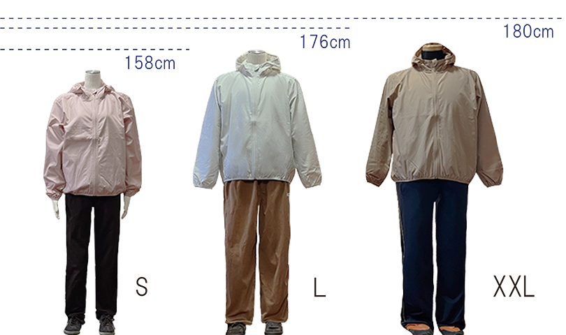 スタッフジャンパー フロントサイズ