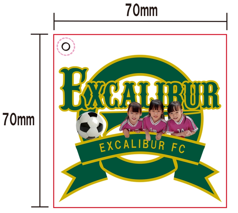 アクリルキーホルダーサイズ