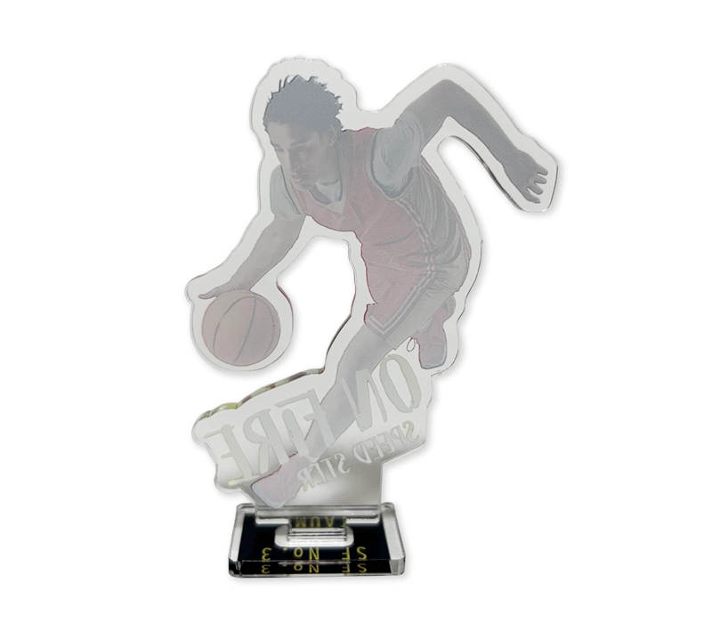 背景のアクリルプレート