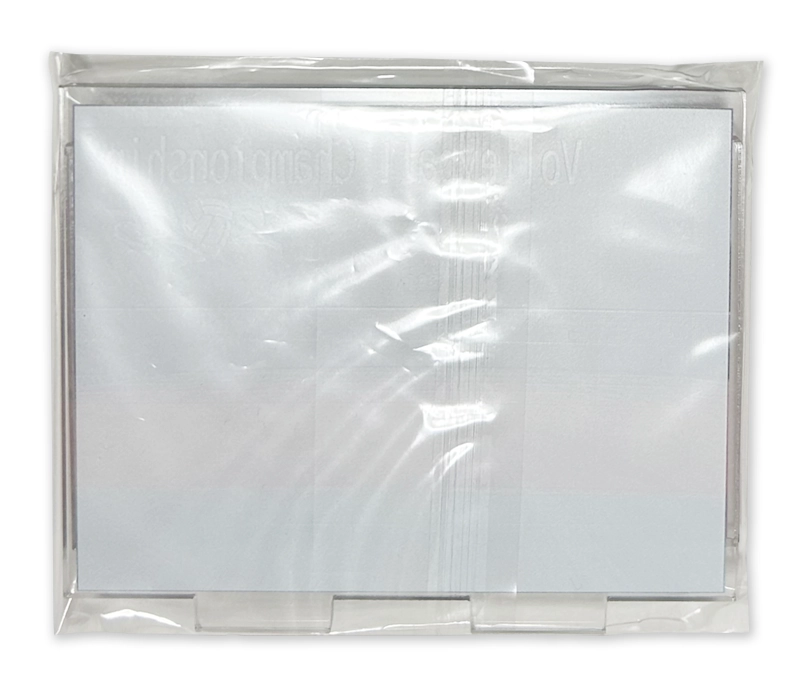 アクリルジオラマのラッピング後ろ