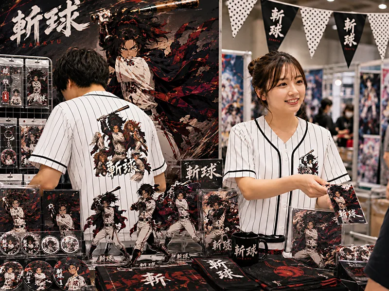 推し活グッズ ベースボールシャツ