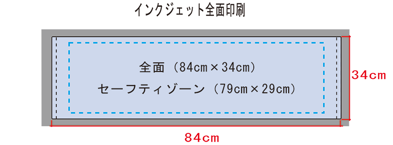 タオルプリントサイズ